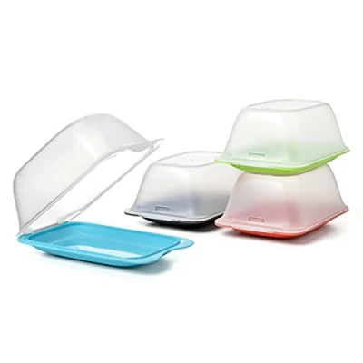 Abbildung von TATAY Aufschnittbox Käse Macher Fresh, BPA frei, Mehrweg, Stackables, Geschirrspüler &amp; MWO, zufällige Farbe. 1pc. Maßnahmen 17 x 6 25 cm