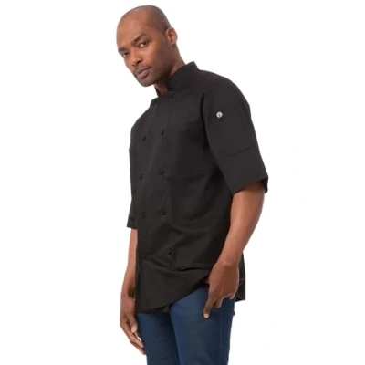 Abbildung von Chef Works Herren Jlcvblkl Kochjacke, Schwarz, L EU
