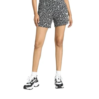 Abbildung von PUMA ESS+ Animal 5&quot; AOP Shorts, Unisex Erwachsene Gestrickte Black, 677928