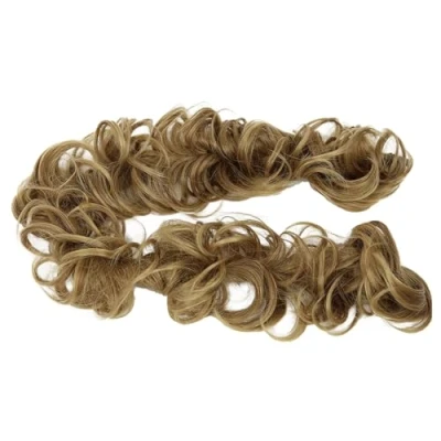 Abbildung von CAISHA XXL Haarteil Haargummi Hochsteckfrisuren Voluminös Gelockt Unordentlich Dutt Naturblond HW30