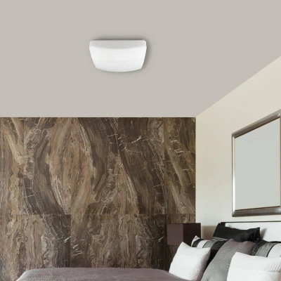 Abbildung von Müller Licht LED Deckenlampe Deckenleuchte Wandlampe Panel Reva Square 30, quadratisches Panel, 12 W, warmweiß (3000 K), 1200 lm, weiß