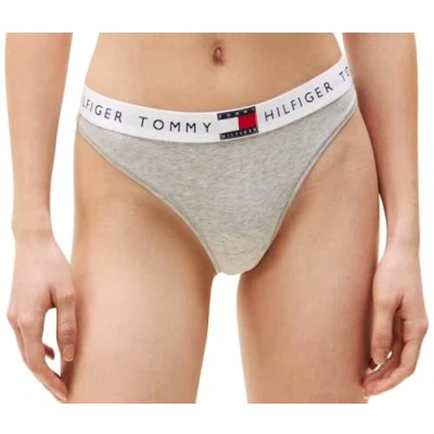 Abbildung von Tommy Hilfiger Classic Thong String, Damen, Größe: 36, Light grey heather