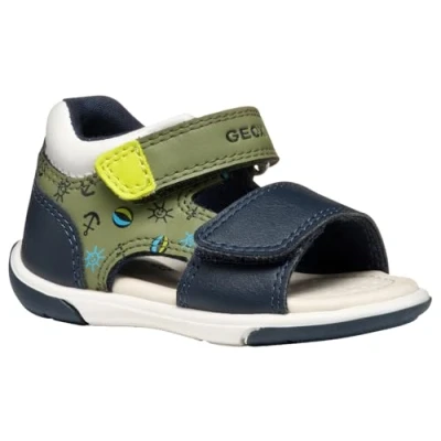 Abbildung von Geox Baby Jungen B ZAPITO Boy Sandal, Pistachio/Navy, 22 EU