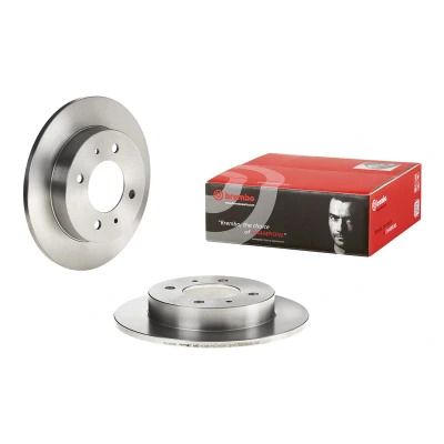 Abbildung von BREMBO 08.9081.10 Bremsscheibe 258 10 4 voll HYUNDAI: Matrix, COUPE