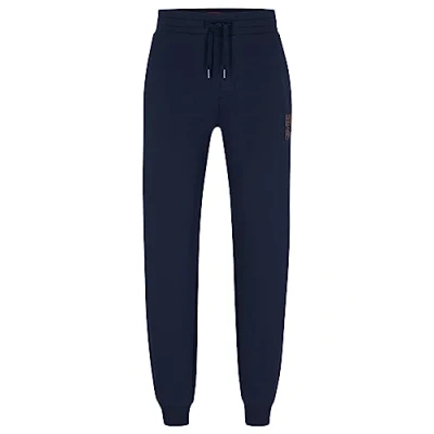 Abbildung von HUGO Stacked Jogginghose, Herren, Größe: Medium, Dark blue five
