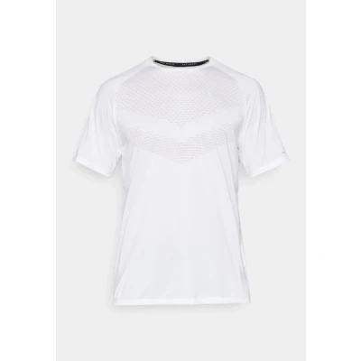 Abbildung von Nike Performance Stride TOP Sport Tshirt, Herren, Größe: Medium, White/reflective silver