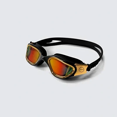 Abbildung von ZONE3 Dampf Schwimmbrille, Polarisiert Schwarz/Gold, Einheitsgröße
