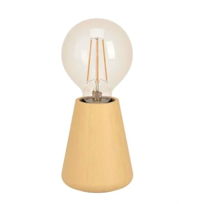 Abbildung von EGLO Tischlampe Asby, Deko Tischleuchte japanisch, Nachttischlampe aus Holz in Hellbraun, Tisch Lampe für Wohnzimmer und Schlafzimmer, FSC zertifiziert, E27 Fassung