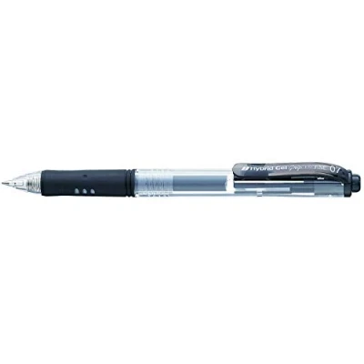 Abbildung von Pentel K157 A Hybrid Gel Grip Druck Tintenroller 0,7 mm Schreibspitze 0,35 Strichbreite 12 Stück schwarz