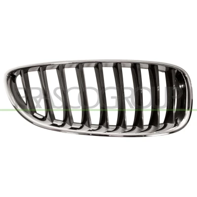 Abbildung von BLIC 6502 07 0089996P Kühlergrill vorne rechts chrom, schwarz
