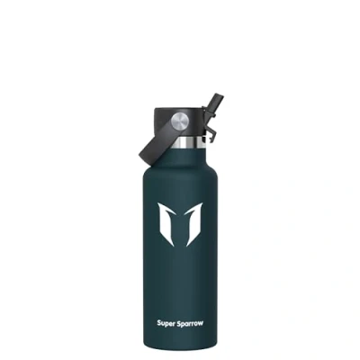 Abbildung von Super Sparrow Trinkflasche Edelstahl Ultraleicht Thermobecher 500ml Standardmund Stroh Deckel BPA Frei Thermoskanne, Thermosflasche für Sport, Travel, Schule, Outdoor