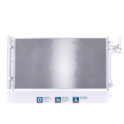 Abbildung von NISSENS 941286 Klimakondensator mit Trockner Aluminium 698 R 134a