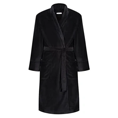 Abbildung von Ben Sherman Herren BS Fleece Bademantel RANDOL Schwarz