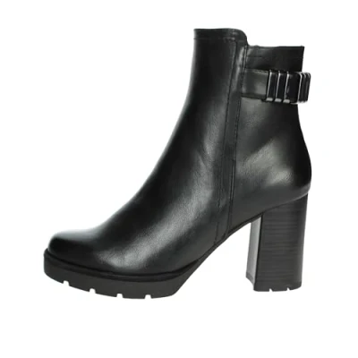 Abbildung von MARCO TOZZI Damen Stiefeletten mit Absatz Elegant Reißverschluss, Schwarz (Black), 41 EU
