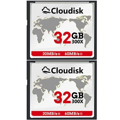 Abbildung von Cloudisk Pack von 2 Compact Flash Card (32GB)