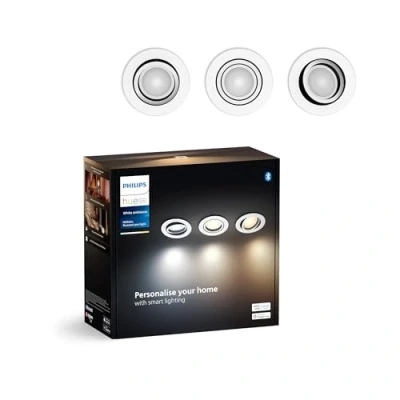 Abbildung von Milliskin Hue recessed R. aluminium 3x5W, Silber