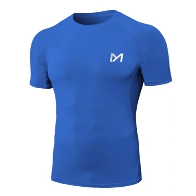 Abbildung von MEETYOO Herren Mu27t Shirt, Blau short, XXL EU