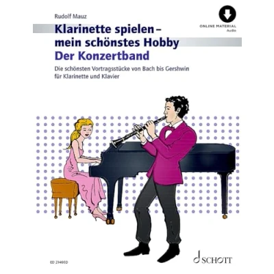 Abbildung von Klarinette spielen mein schönstes Hobby: Der Konzertband. und Klavier. Spielbuch.