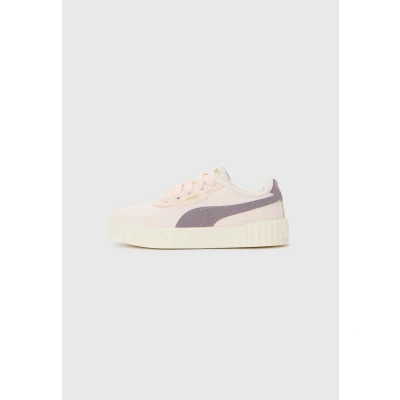 Abbildung von Puma Carina 3.0 Unisex Sneaker low für Kinder, Größe: 32, Jasmine flower/plum jam Schuhe