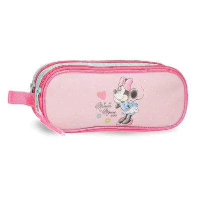 Abbildung von Disney Joumma Bags, Minnie Imagine, Federmäppchen für Kinder, aus Polyester., Rosa, Dreifach