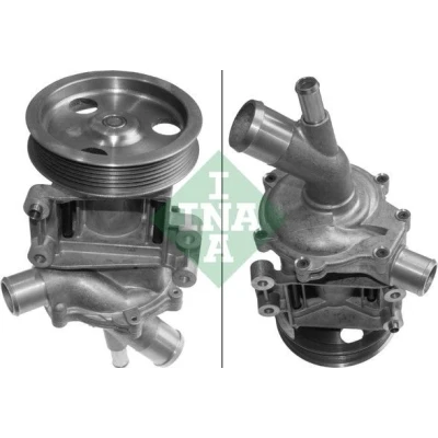 Abbildung von INA 538 0158 10 Wasserpumpe mit Riemenscheibe für Keilrippenriementrieb MINI: Convertible, Hatchback, JEEP: Renegade Off Road