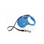 Abbildung von Flexi Leine New Classic S 5 m, Gurt, bis 15kg Blau
