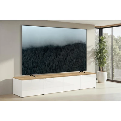 Abbildung von Home affaire Lowboard "Easy, 245 cm breit, 47 tief, 4 Türen, Top 22 mm stark, Mediaboard" Modernes für bis zu 98-Zoll-TV perfekt die WM