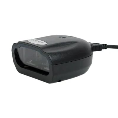 Abbildung von Barcodescanner, Stationär Lesegerät USB, professionaler automatischer und manueller Barcode Scanner, Barcodeleser, Schwarz, kompakte Größe, sehr schnelles Scannen, HD S80 HDWR