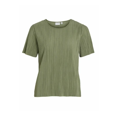 Abbildung von VILA MIT Kurzen ÄRMELN Bluse, Damen, Größe: XS, Oil green