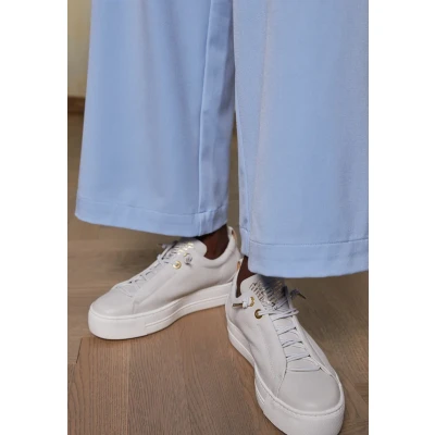 Abbildung von Paul Green Sneaker low, Damen, Größe: 37, Hellgrau/gold Schuhe