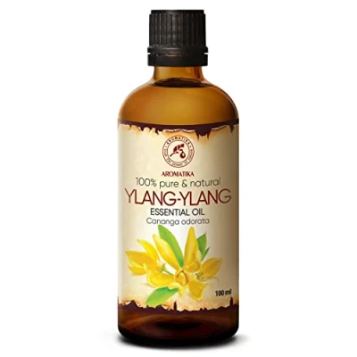 Abbildung von Ylang Ätherisches Öl 100ml Cananga Odorata Haut &amp; Haare Reines Ylangöl Ätherische Öle für Schönheit Aromatherapie Duftlampe Diffuser