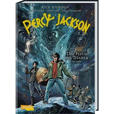 Abbildung von Percy Jackson (Comic) 3: Der Fluch des Titanen: Kinderbuch Klassiker als Comic Adaption für Jungen und Mädchen ab 12 Jahren über griechische Götter Titanen (3)