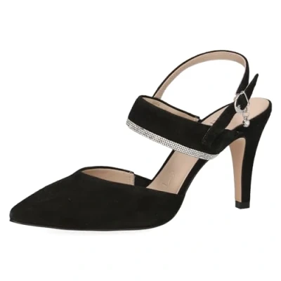 Abbildung von Caprice High Heel Pumps, Damen, Größe: 37.5, Black suede Schuhe