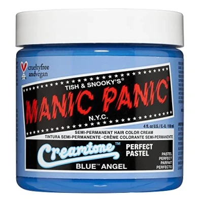 Abbildung von Manic Panic Blue Angel Pastel Classic Creme, Vegan, Cruelty Free, Semi Permanent Hair Dye 118ml