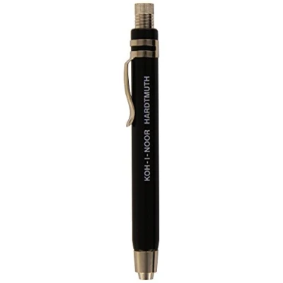 Abbildung von Koh I Noor 5359 Druckbleistift, mechanischer Bleistiftminenhalter, 5,6 mm Durchmesser Schwarz