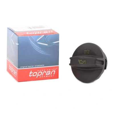 Abbildung von TOPRAN 116 744 Verschluß, Öleinfüllstutzen schwarz mit Dichtung VOLKSWAGEN: Transporter 5, Jetta 4, Arteon, SKODA: Octavia 3 Combi, Rapid Hatchback