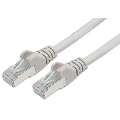 Abbildung von PremiumCord Netzwerkkabel, Ethernet, LAN &amp; Patch Kabel CAT6a, 10Gbit/s, S/FTP PIMF Schirmung, AWG 26/7, 100% Cu, schnell flexibel und robust RJ45 kabel, grau, 7m
