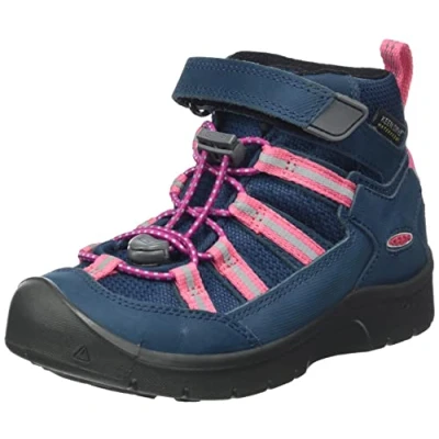 Abbildung von KEEN Hikeport 2 Sport Mid Waterproof Wanderstiefel, Blue Wing Teal/Fruit Dove, 24 EU