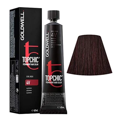 Abbildung von Goldwell Topchic Haarfarbe 4V Zyklame, 1er Pack (1 x 60 ml)