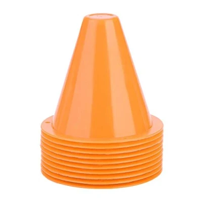 Abbildung von Markierungskegel Fu?Ball Verkehrskegel Training Kegel, 10pcs Cones Football Sport Kegel Marker Kunststoff Halter f¨¹r Kid Erwachsene Geschwindigkeit Agility Practice