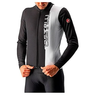 Abbildung von CASTELLI 4521515 085 TRAGUARDO Jersey FZ Sweatshirt Men&#039;s Hellschwarz/weiß M