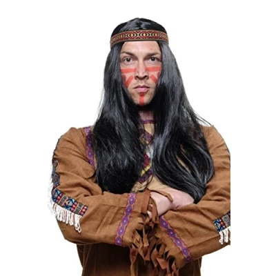 Abbildung von WIG ME UP LM3049 P103 Perücke Indianer Indianerin schwarz