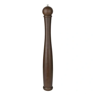 Abbildung von Olympia Salz und Pfeffermühle aus Holz (einzeln), dunkles Holz, Übergröße, Abmessungen: 61(H)cm, einstellbares Mahlwerk, oder mit austauschbaren Aufsätzen, GJ009