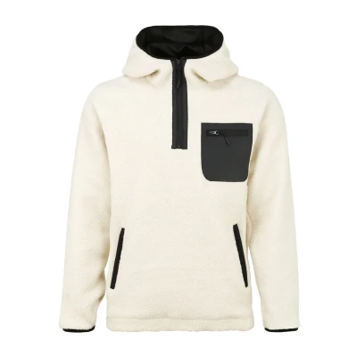 Abbildung von Indicode Jeans Trent Fleecejacke, Herren, Größe: Medium, White asparagus