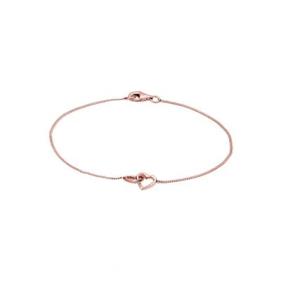 Abbildung von Elli Heart Infinity Armband roségoldcoloured, Damen, Größe: 18, Roségold coloured