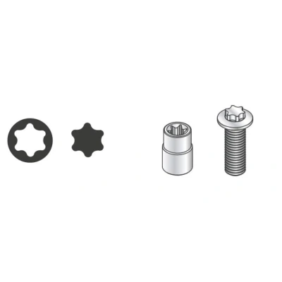 Abbildung von TORX Stecknusssatz TOPTUL 1/4 zoll 8 Stück T8, T10, T15, T20, T25, T27, T30, T40