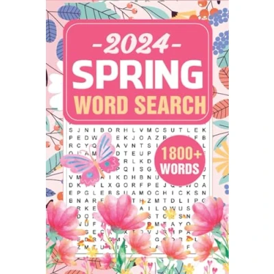 Abbildung von 1800+ New Words Spring Word Search for Adults: Relaxing Wordfind puzzles Seniors &amp; Teens with Solutions