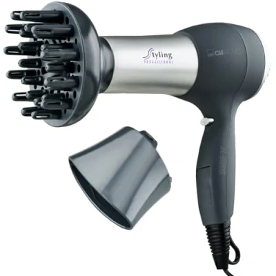 Abbildung von Clatronic® Haartrockner mit Diffusor und Formdüse Hair Dryer &quot;Cool Shot&quot; für glänzendes Haar Haarfön 3 Leistungsstufen 2 Gebläsestufen 2000 Watt HTD 3055