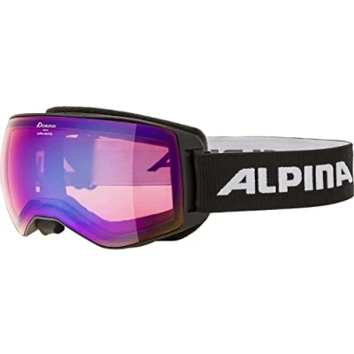 Abbildung von Alpina Sports Naator HM Skibrille Kunststoff/Polycarbonat Schwarz Blau 100% UV Schutz, A7269 8 32