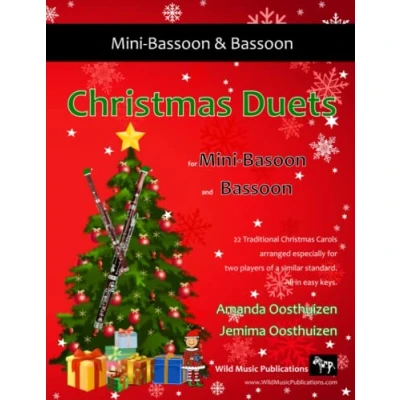 Abbildung von Christmas Duets for Mini Bassoon and Bassoon: 22 Traditional Carols. Ideal pupil teacher or a non beginner bassoon. plays the tune. All in easy keys.
